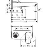 Смеситель для умывальника встраиваемый Hansgrohe Logis Смеситель для умывальника встраиваемый Hansgrohe Logis